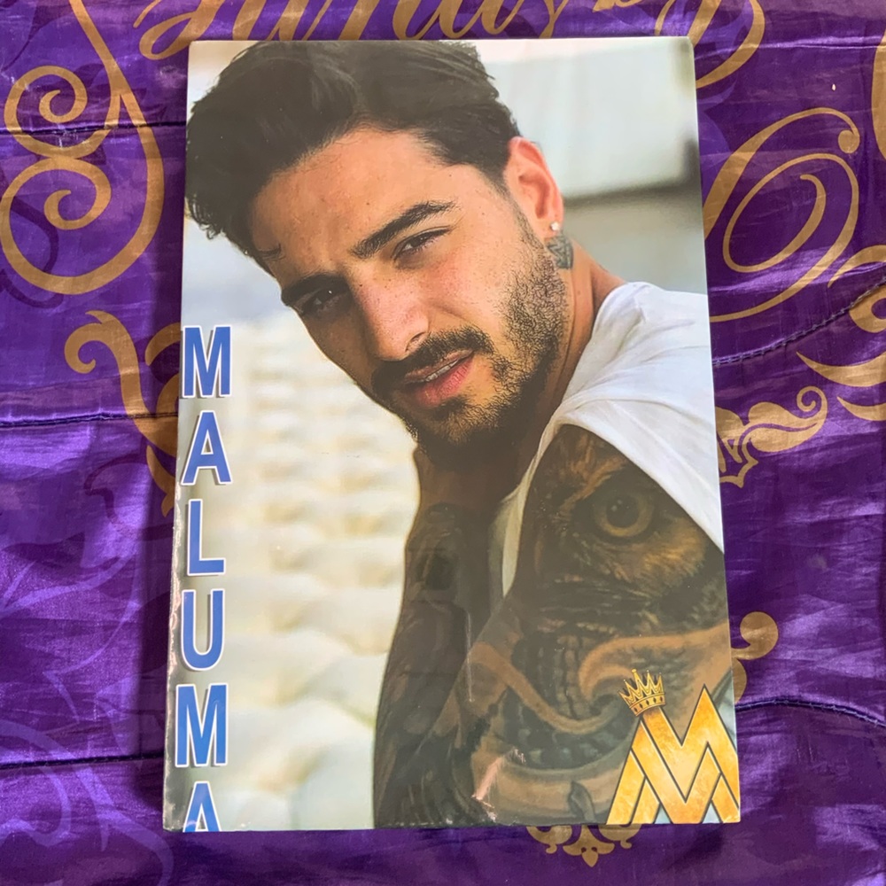 Maluma poster embodied on wood canvas frame art maluma